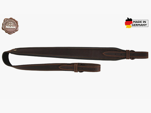 Correa de rifle AKAH de cuero antideslizante