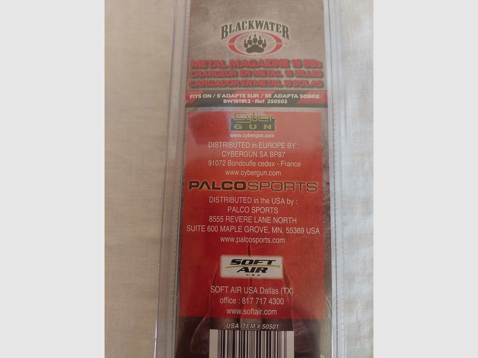 Spare magazine for Colt 1911 / Colt 1911 Rail Gun co2