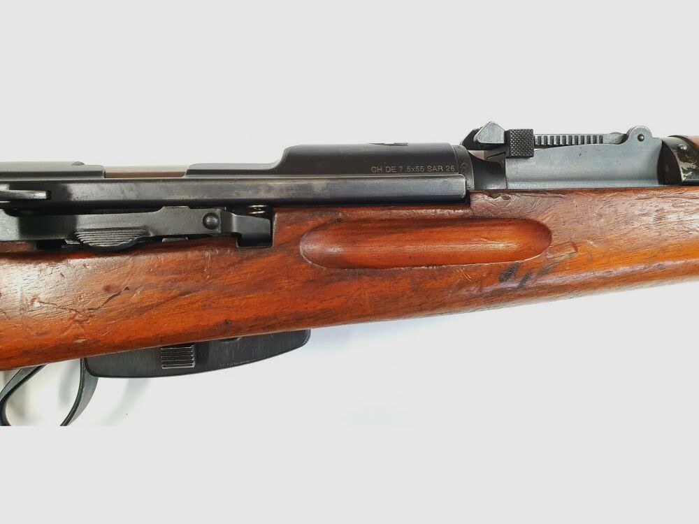 Waffenfabrik Bern Repetierbüchse Waffenfabrik Bern Schweizer K31 Kaliber 7,5x55swiss komplett nummerngleich + Hämmerli