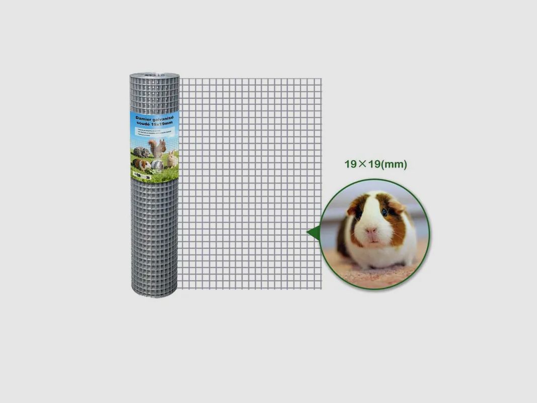 Drahtgitter 19 x 19 mm - H 1 m x 25 m – Gitterzaun, Bild 2 von 2