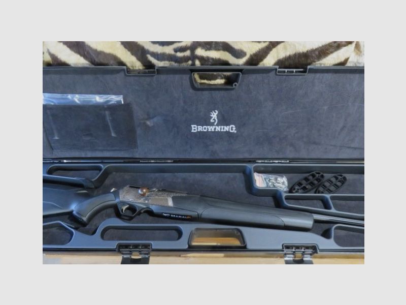 BÜCHSE BROWNING Maral 4X Platinium Compo Full Black Kal. 9,3×62 Lauf 53 cm – Waffenkoffer, Bild 11 von 11