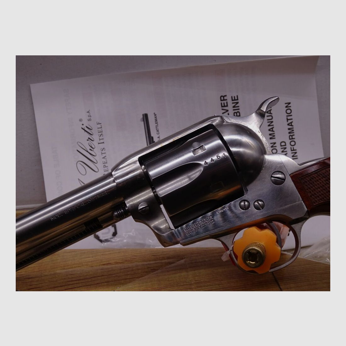 Uberti 1873 Cattleman Inox RVS 7 1/2 " Kaliber .357 Magnum 1873 Cattleman INOX RVS