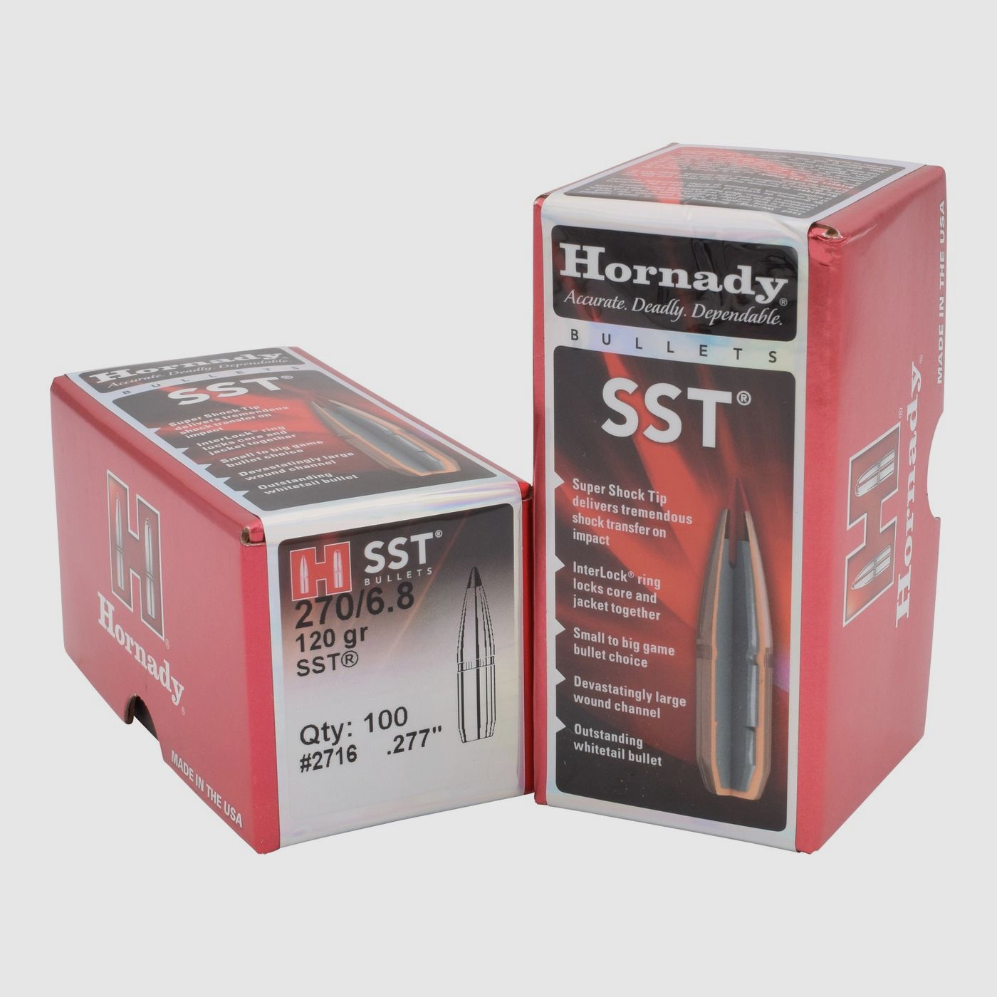 Hornady BULLETS . ,8 .277 120GR SST – 100 Stk.