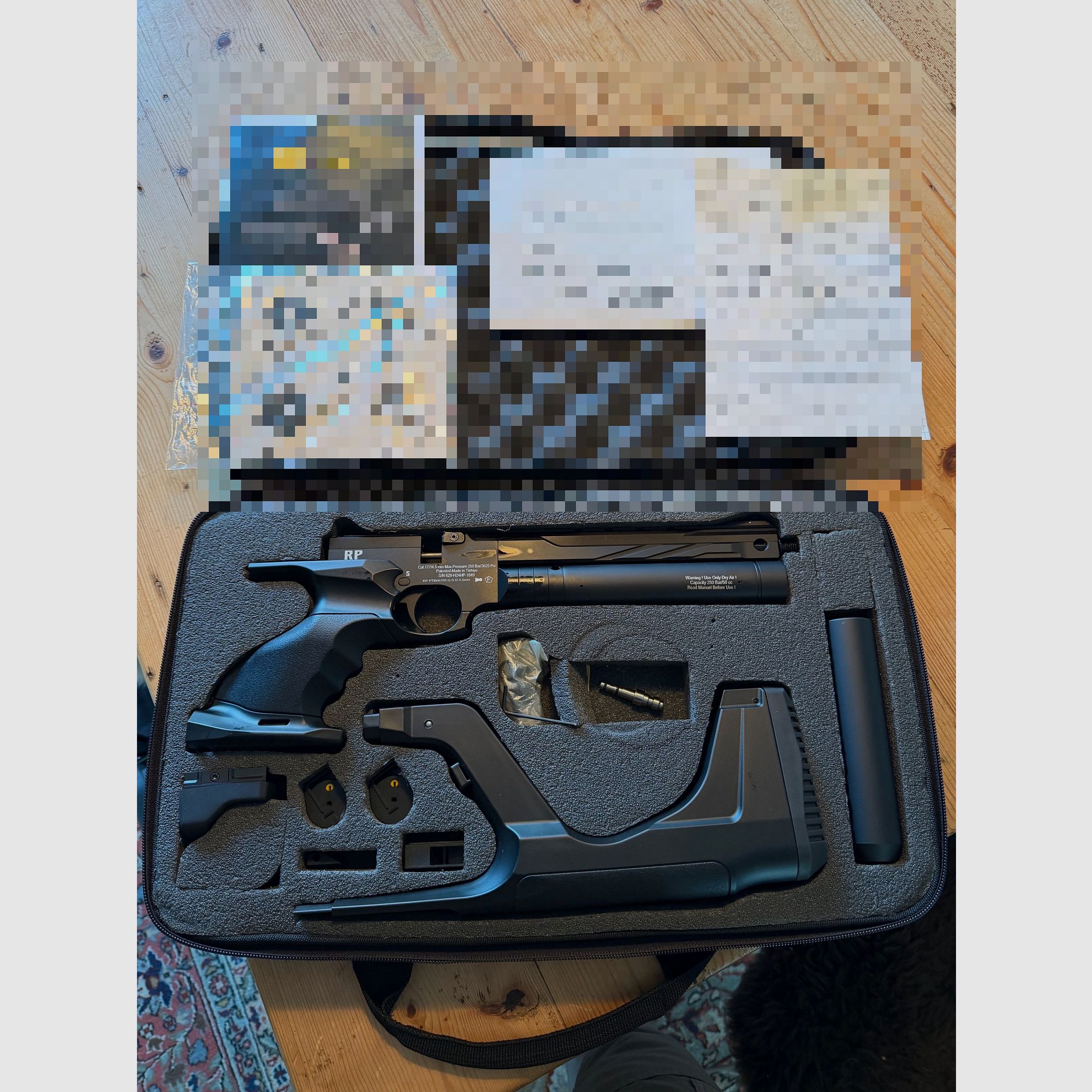 Reximex RP Pressluftpistole, Kaliber 4,5 mm Diabolo (P. 18), Bild 1 von 7