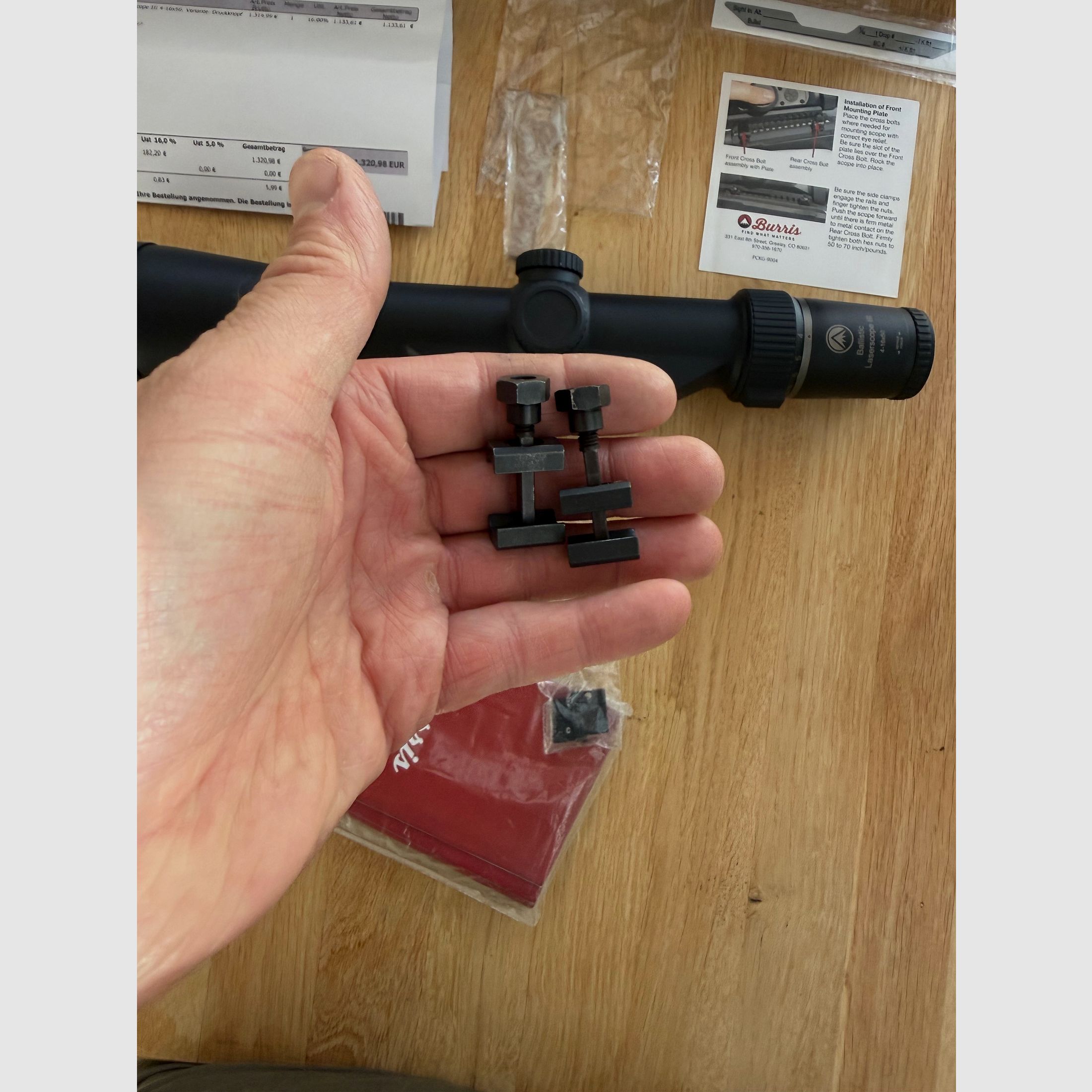 Burris Ballistic Laserscope 3 III 4-16x50 No 308 PRC Tikka 223 Creedmoor FPVO Wärmebild Nachtsicht Leica Swarovski Zeiss Kahles
