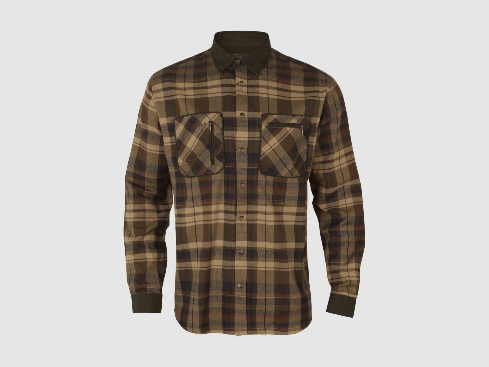 HÄRKILA Pajala Hemd Beige Beige W/Brown