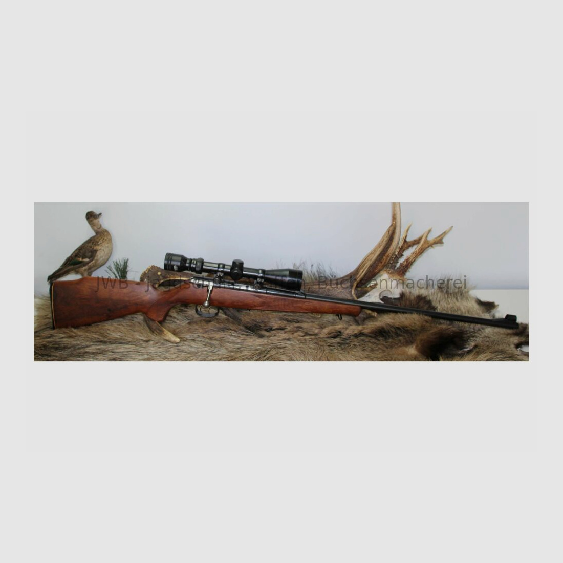 Anschütz 1516 met Tasco 3-9 x 40 .22WinMag