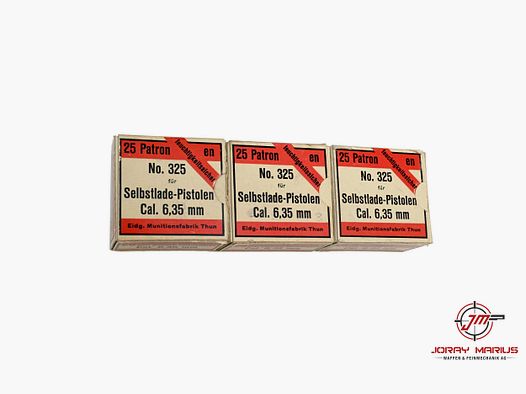 6.35mm Selbstlade-Pistolen Thun No. 325