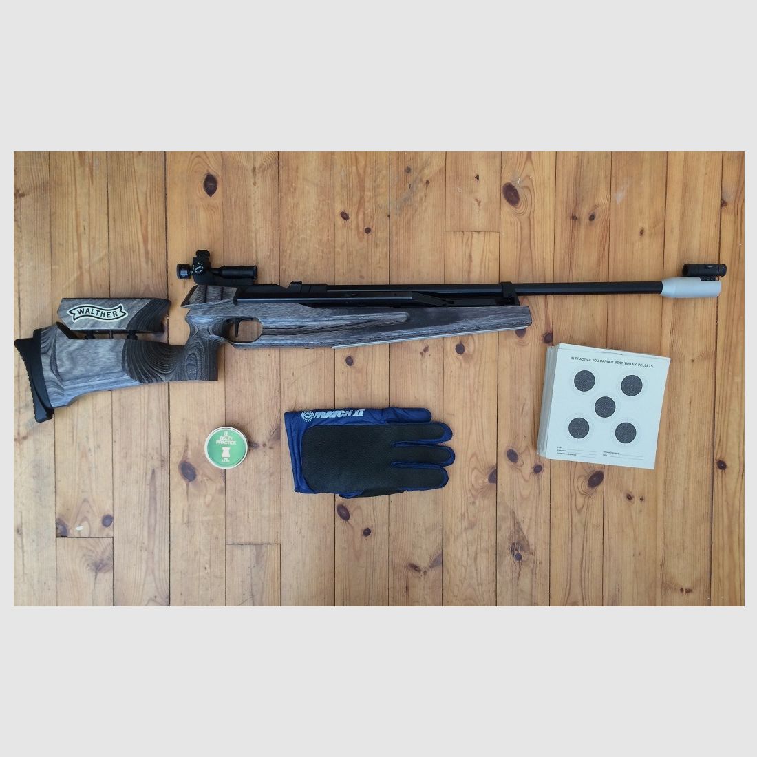 Match Luftgewehr Walther LGM2 grau rechts