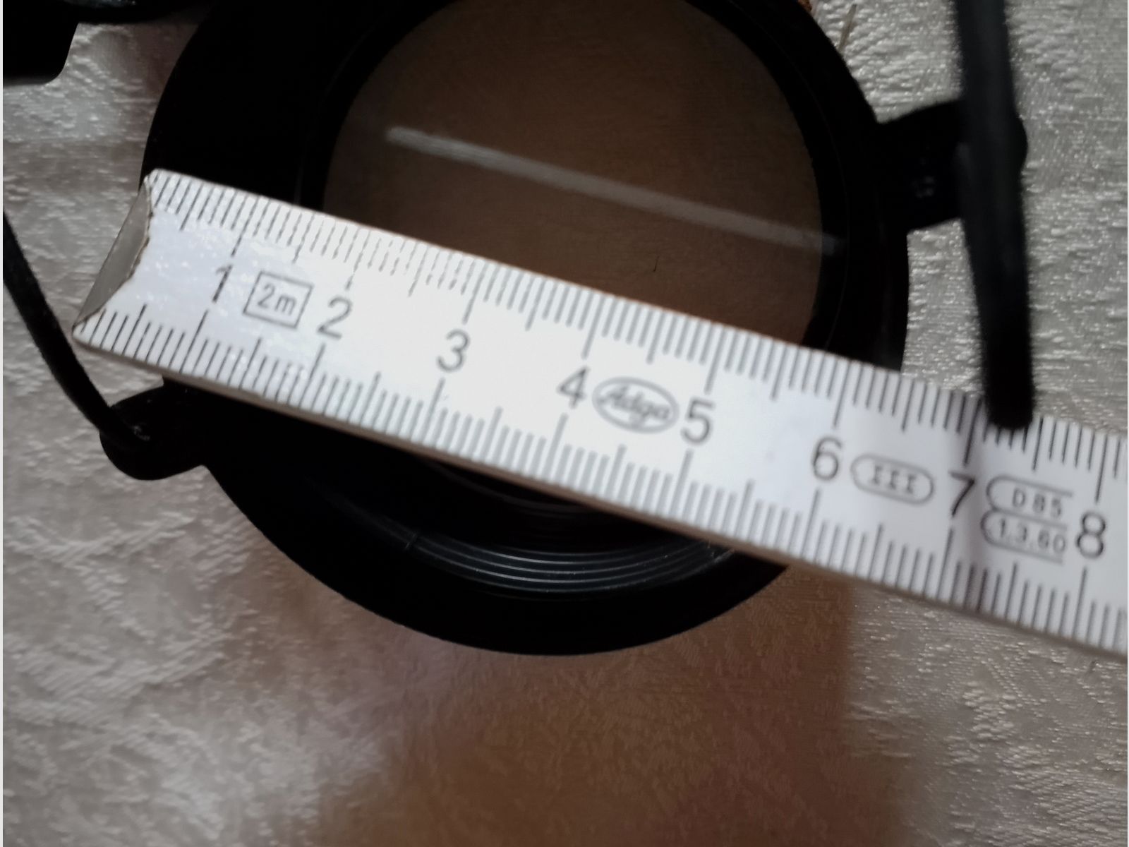 Schutzkappen gelb klar Zielfernrohr Gummiband Kappen Fernglas Fernrohr Staubschutzkappen Okular Schutz Klarsicht