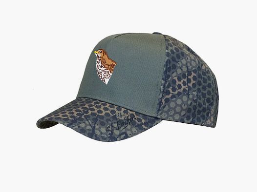 CHAPEAU À IMPRIMÉ FORESTIER AVEC BRODERIE