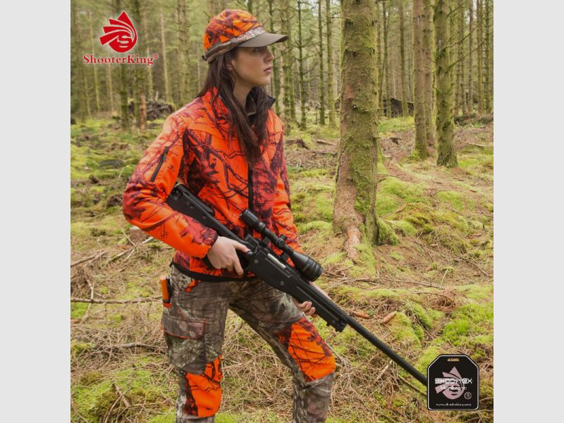 SHOOTERKING MOSSY BLAZE LADY ORANGE SOFTSHELL - JACKE FÜR DAMEN