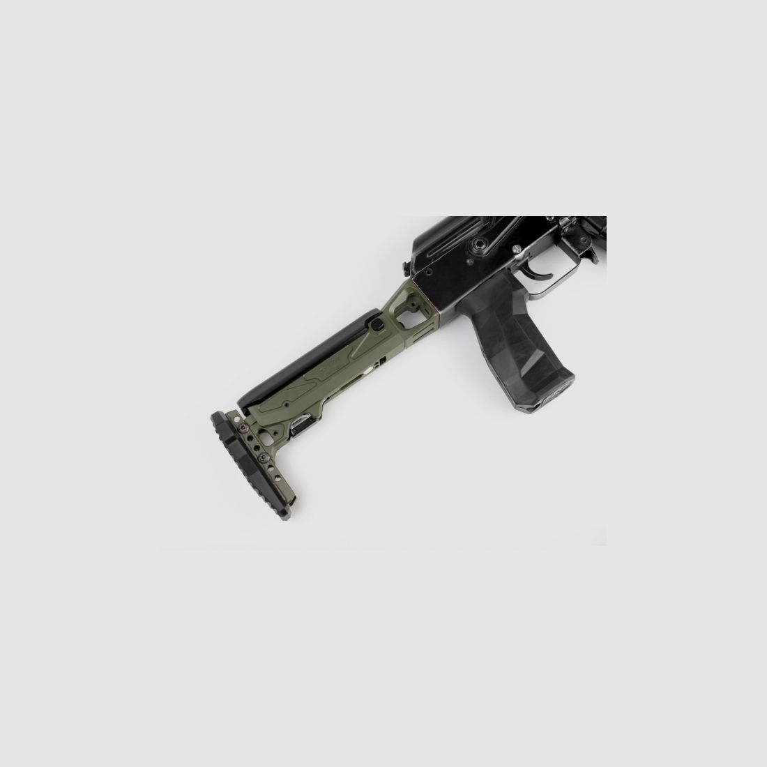 KPYK Fester Teleskop Hinterschaft für AK CRC 9035 OD Green