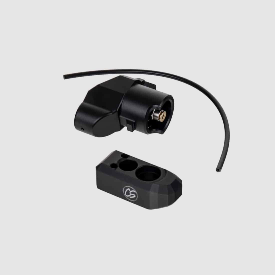 Adaptador de culata Air Stock de CS MagFed Innovations para el marcador de paintball Planet Eclipse EMF100