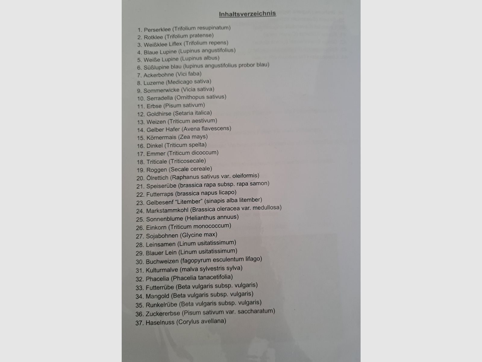 Saatgut Sammlung + Beschreibungsordner + Word-Datei + Eichen Regal  für Lehrzwecke