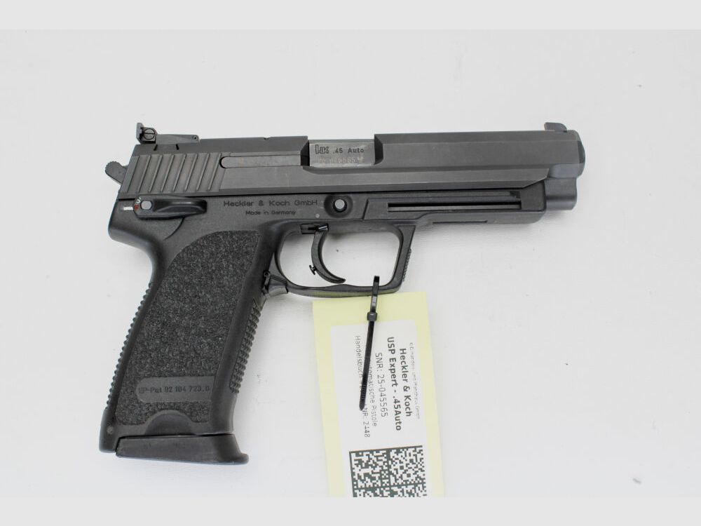 Pistola H&K HK USP EXPERT calibre .45 ACP maletín .45Auto