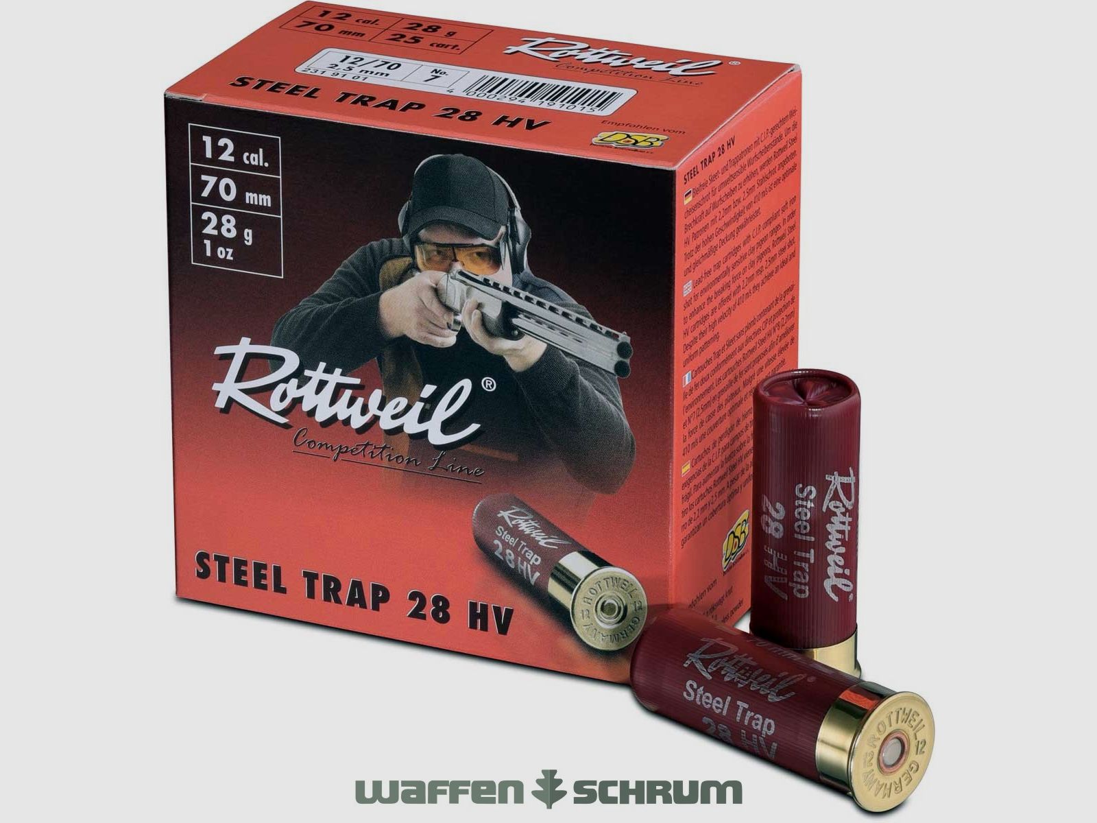 Rottweil Special Steel Trap 28 12/70 2,5mm - 28g