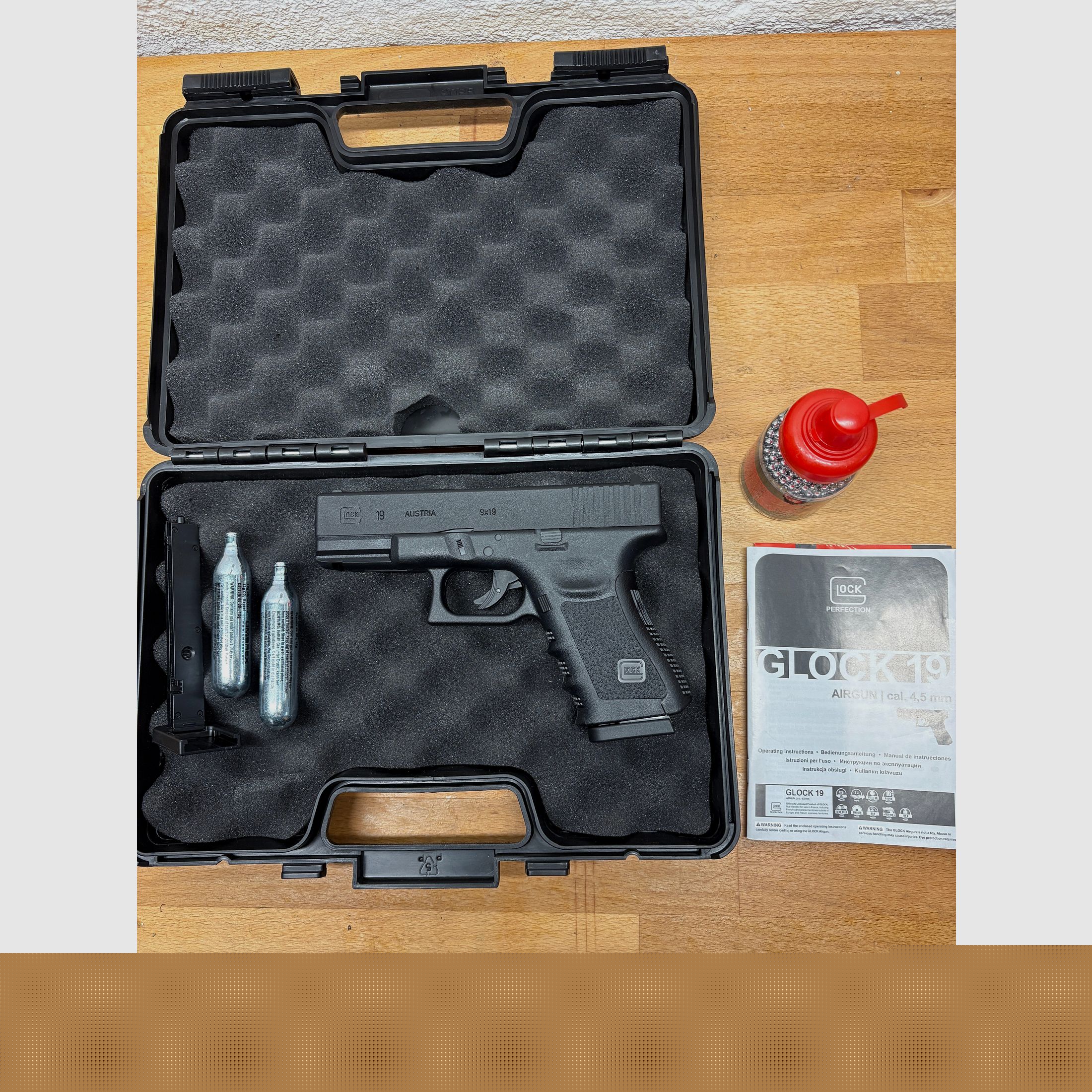 GLOCK 19 Gen4 MOS 4,5 mm (.177) BB 