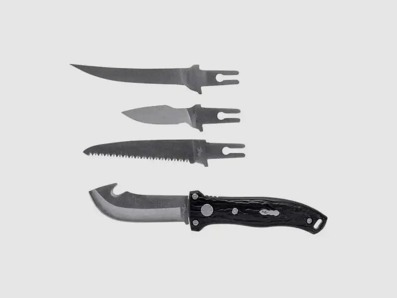 Fox Outdoor Fox Outdoor Juego de cuchillas Hunter plateado