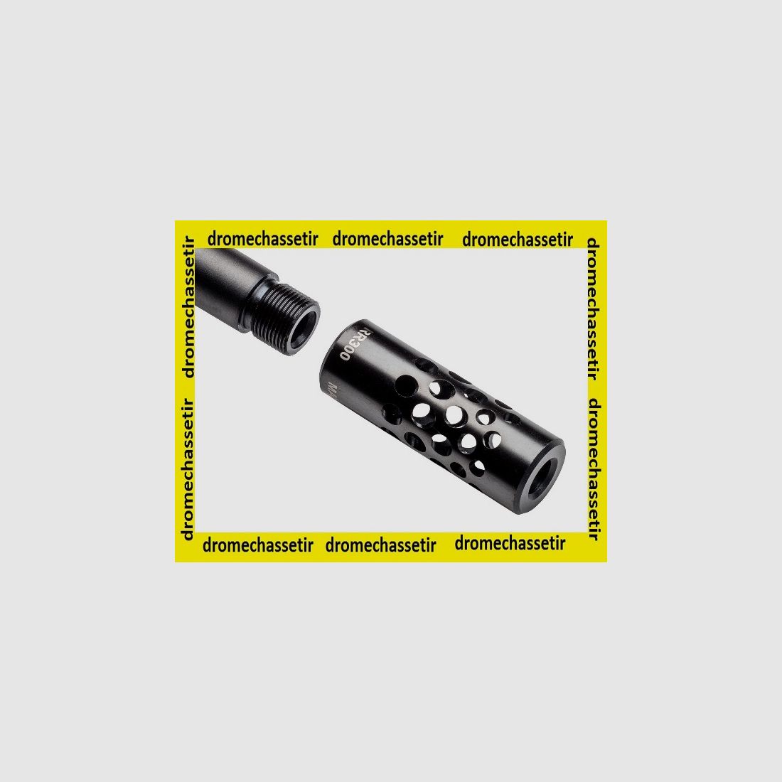 Mündungsbremse Browning T1 Kal. 30 Gewinde 18×1 schwarz, Bild 2 von 3