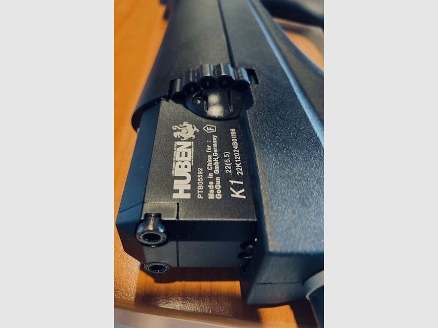 Huben K1 – el innovador rifle de aire comprimido con marca F (NUEVO)