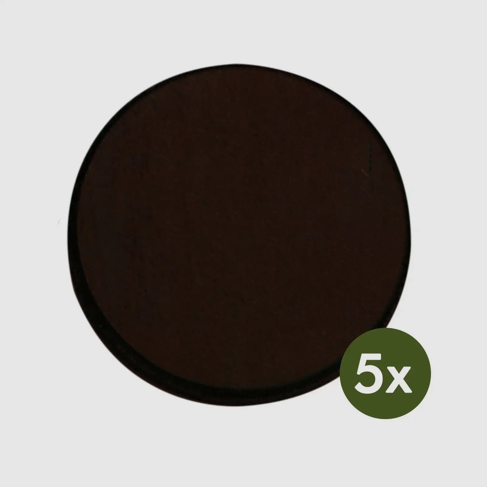 AKAH Keilerbrett black oak – Ø 12–22 cm, pack of 5, image 2 of 5