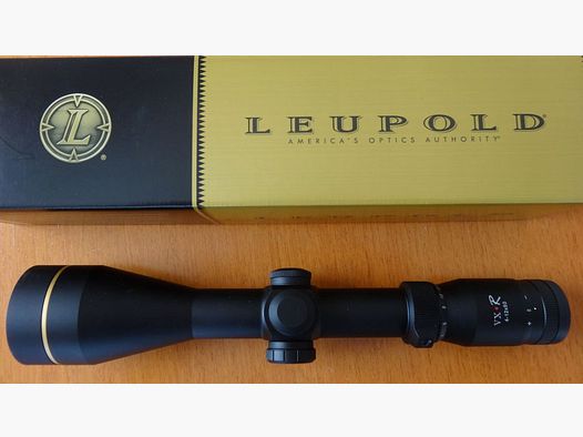 Leupold riflescope: Leupold 4-12x50VX-R, illuminated.