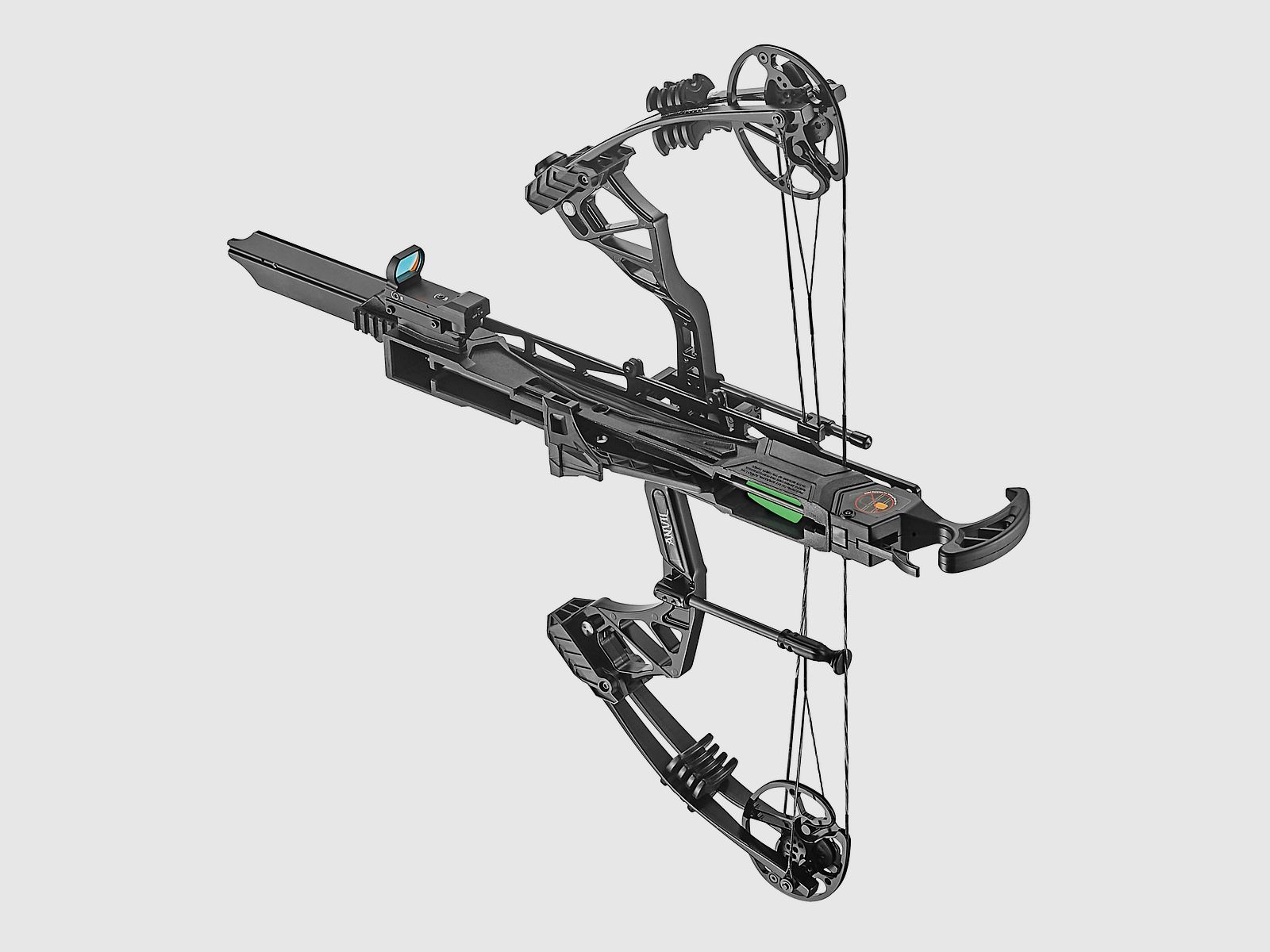 Whipshot compound bow with magazine