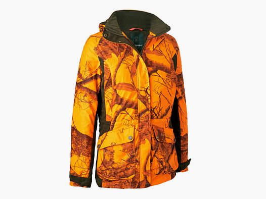 Deerhunter Damen Drückjagd Winterjacke Lady Estelle Realtree Edge orange