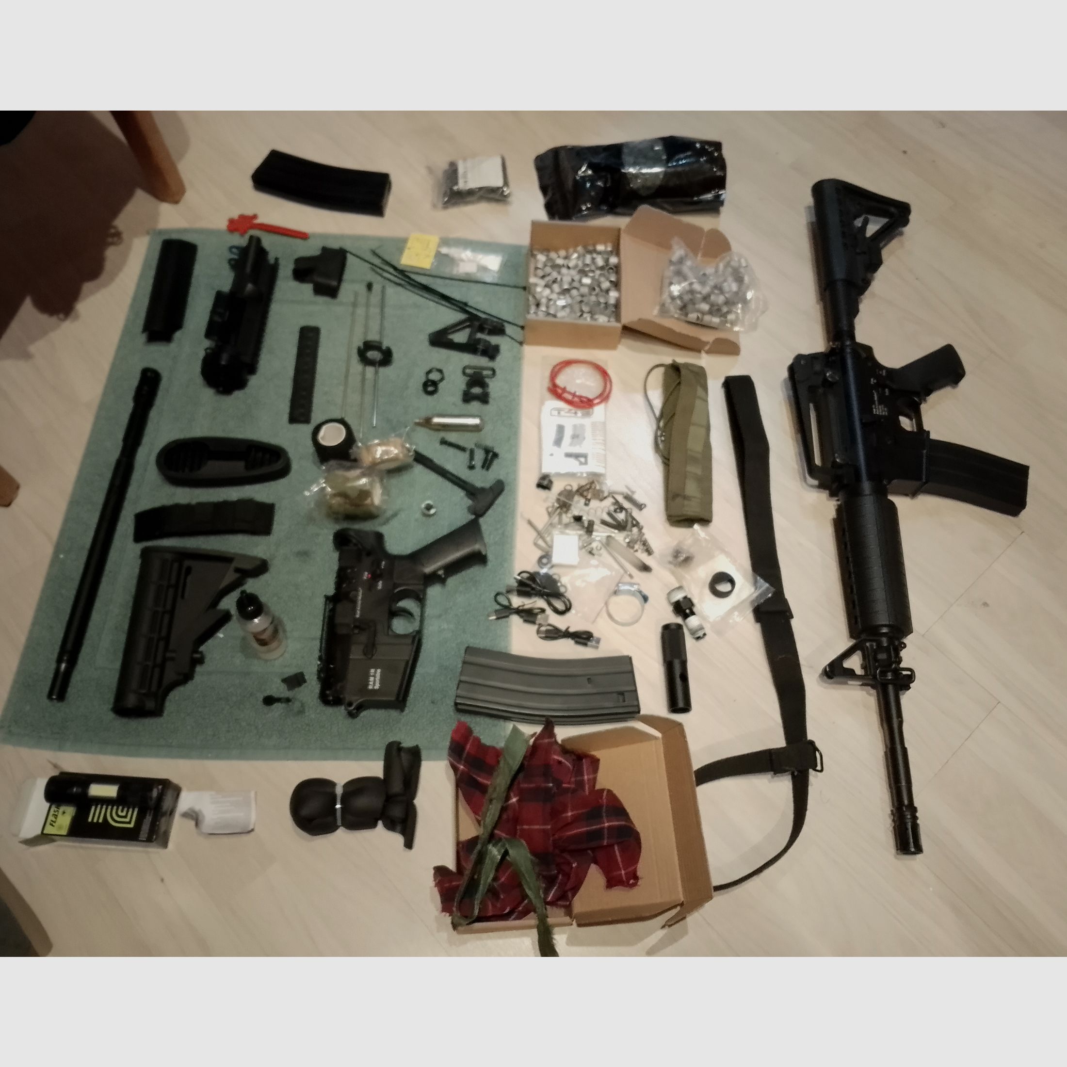 Letzte Chance! 2  .43 RAM Makierer Sturmgewehr 1R Gewehr Umarex CO2 Druckluft Set Sammlung Bastler Tausch inzahlungsnahme PCP Luftgewehr Pressluft Home Defense Festpreis 