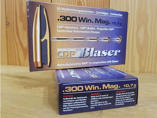 BLASER MUNITION KAL. 300 WIN MAG CDP 165 GR.