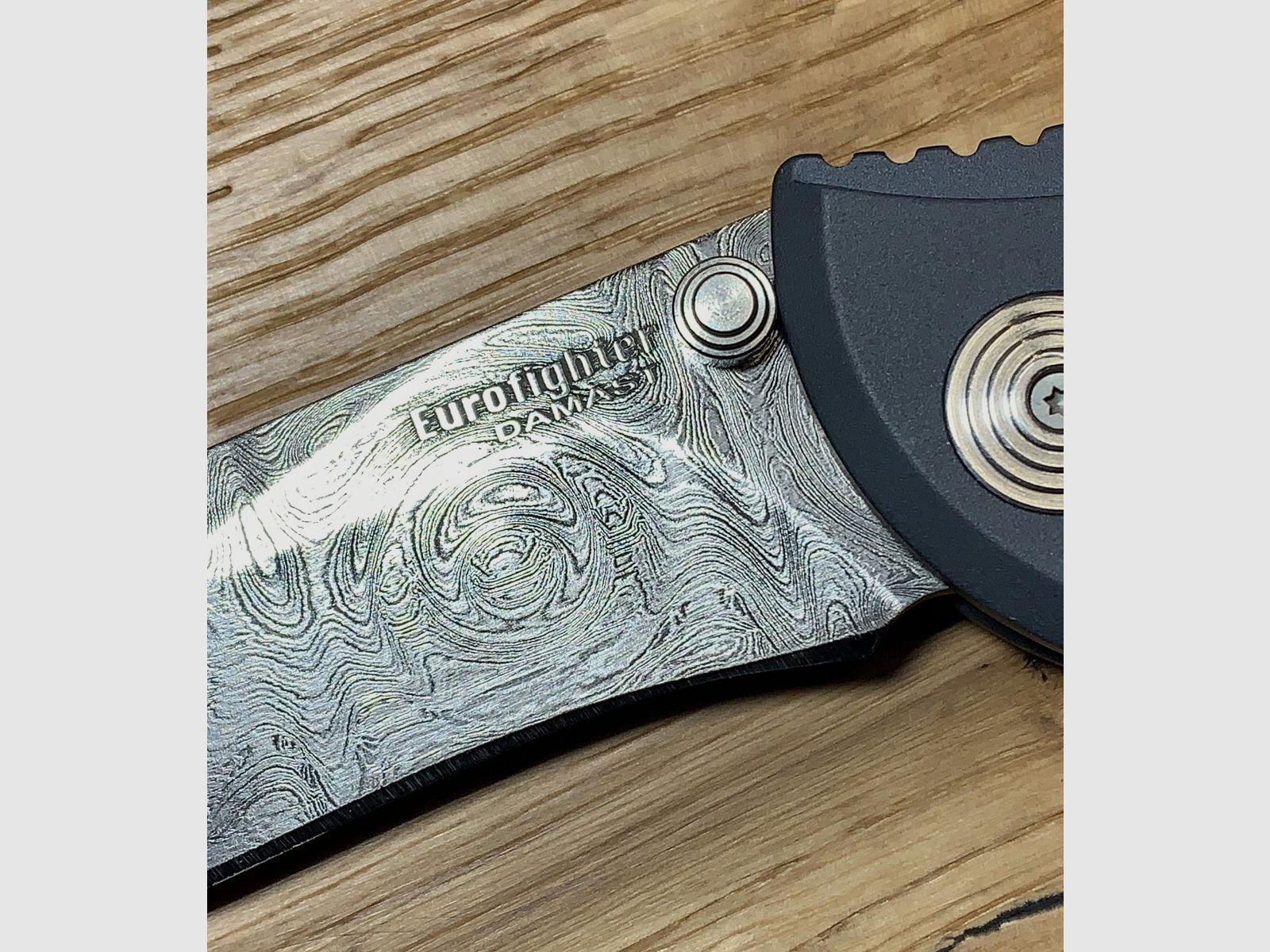 BÖKER DAMAST EUROFIGHTER TASCHENMESSER 