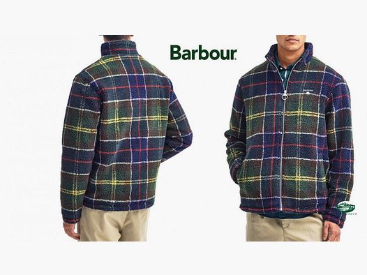 BARBOUR Jacke Through Pile Sherpa Tartan Classic