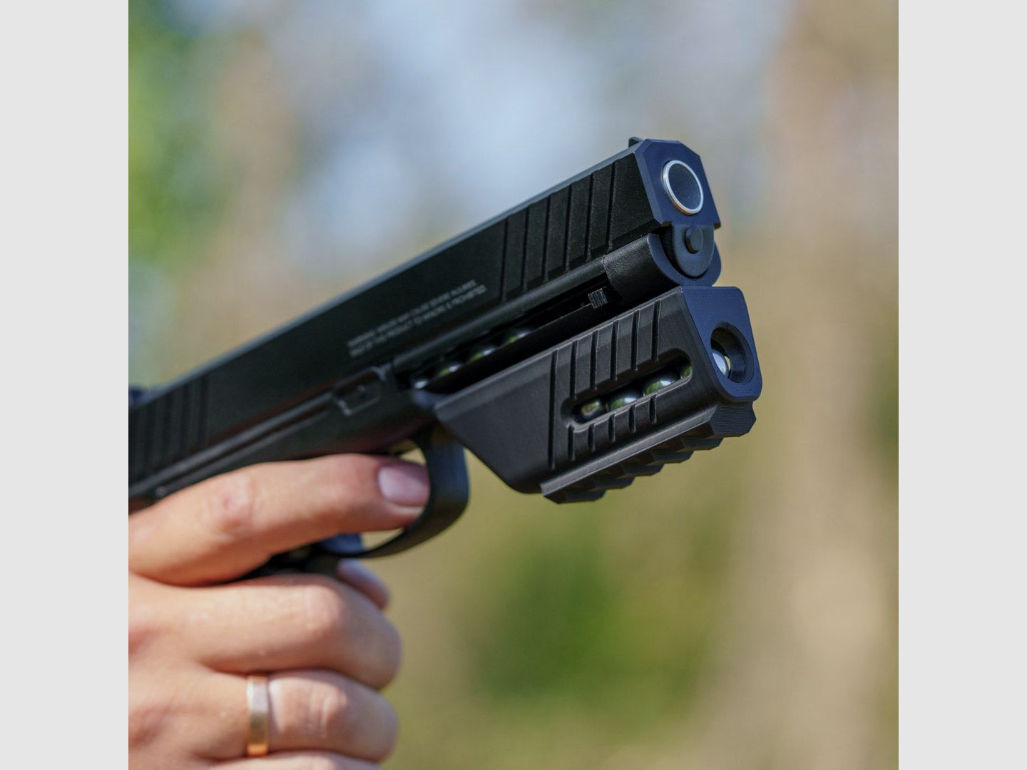 SPEEDLOADER | F-Model | SCHNELLLADER MAGAZIN | PICATINNY SCHIENE | kompatibel mit VESTA PDW.50