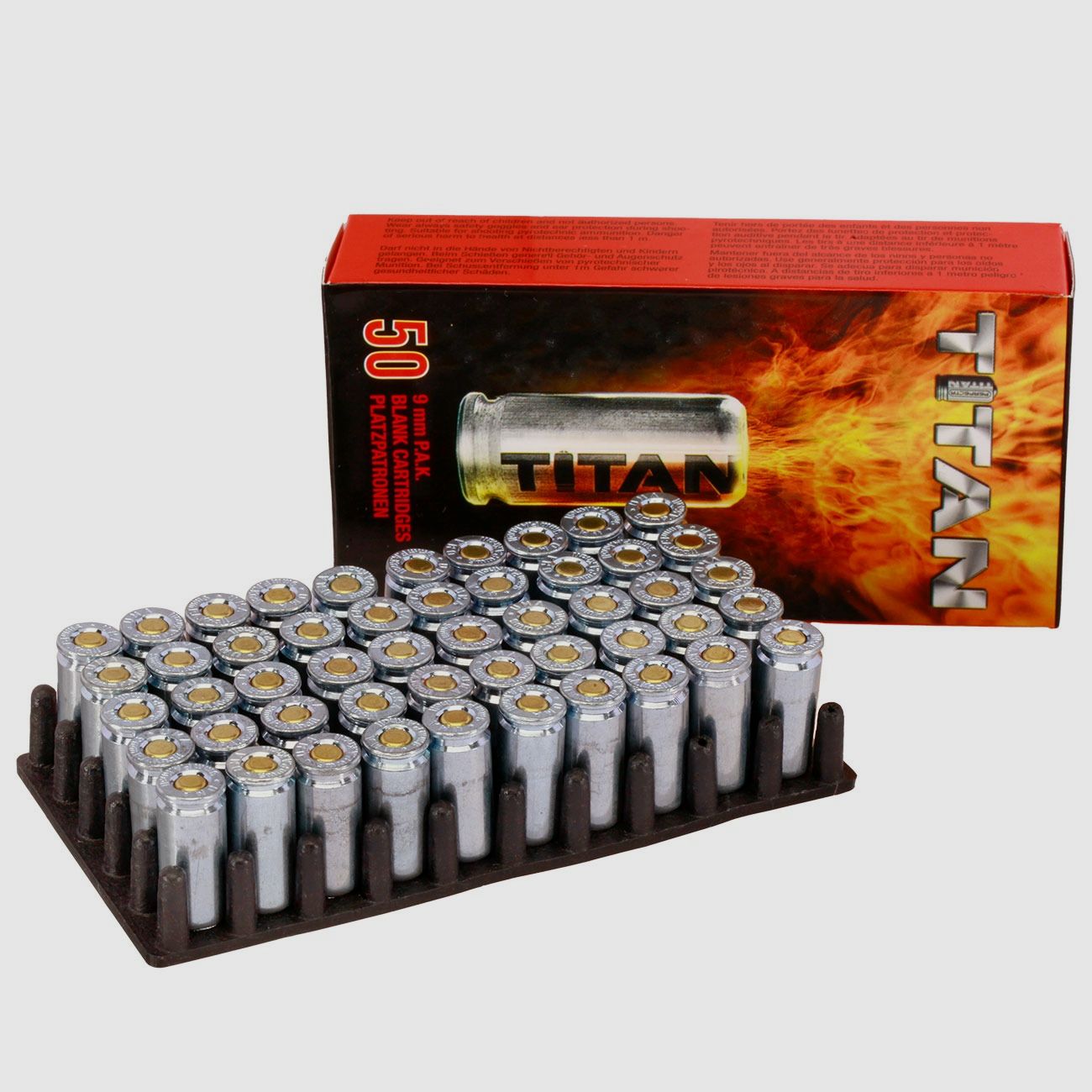 Perfecta Titan blank cartridges 9mm P.A.K.