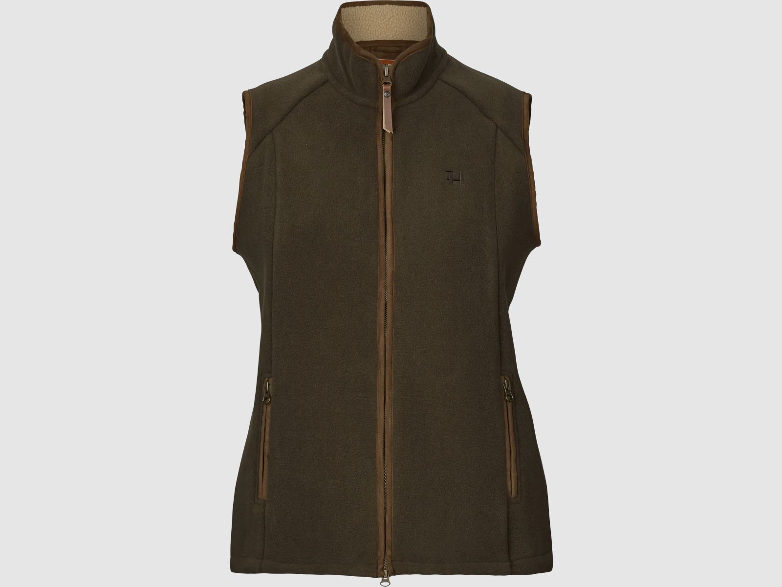 Härkila Sandhem Sherpa Fleeceweste Dame Willow green XXL