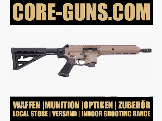 Schmeisser AR15-9 Sport S 10,5" FDE variante carabina semiautomatica 9mm disponibile immediatamente, spedizione +20€