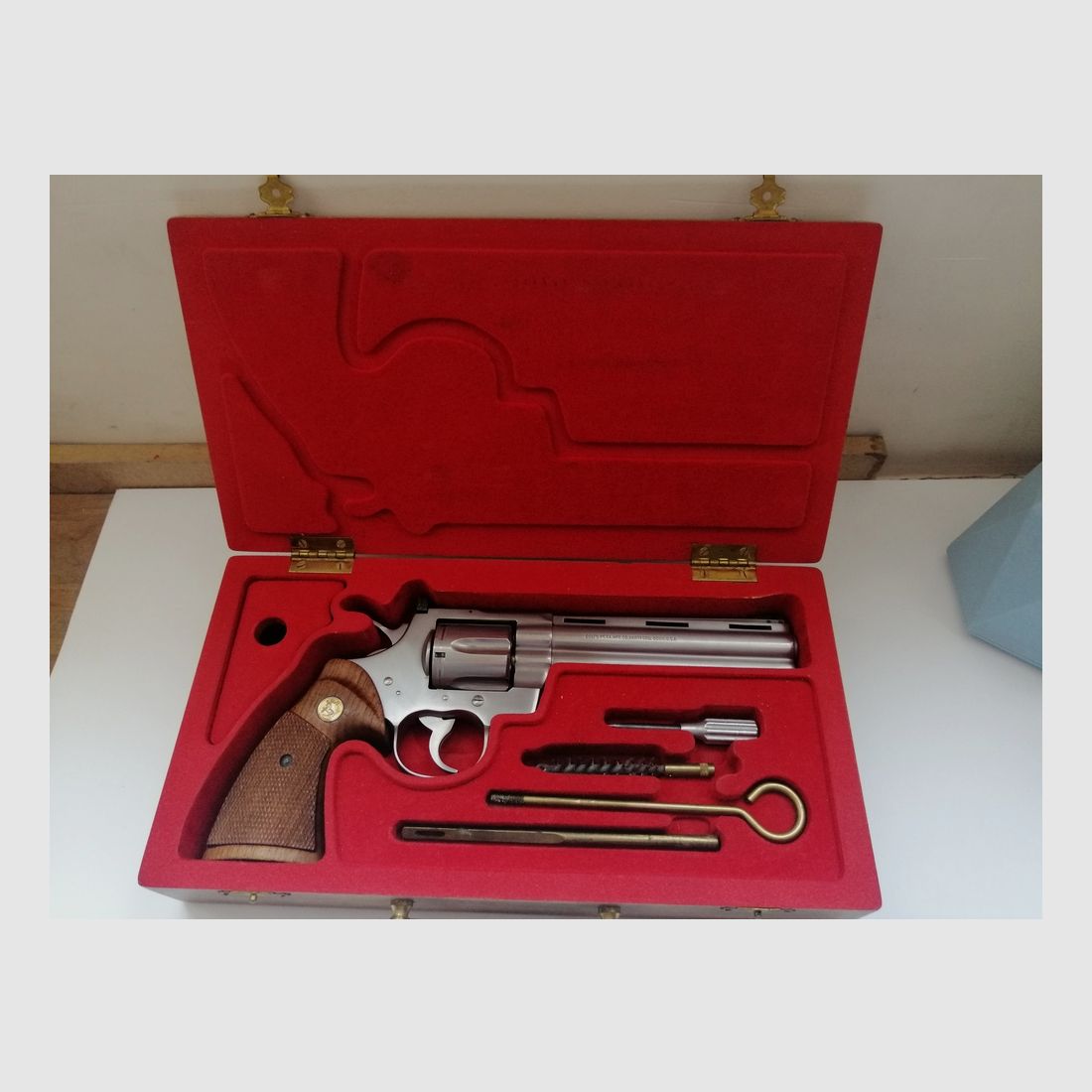 Wunderschöner Colt Python 357 Magnum – vor 1983 – Bemerkenswerter Zustand – Koffer – Werkzeuge, Bild 12 von 12