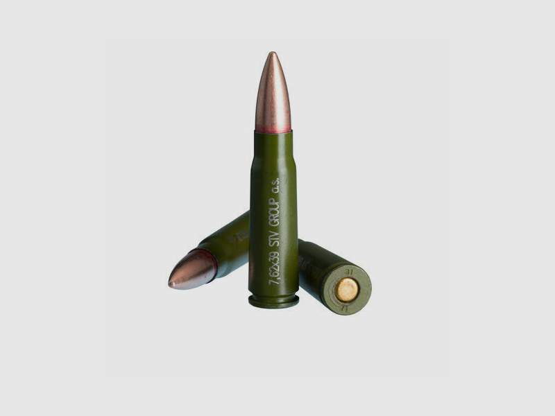 STV FMJ 123grs rivestito in rame o verniciato - 500 pz