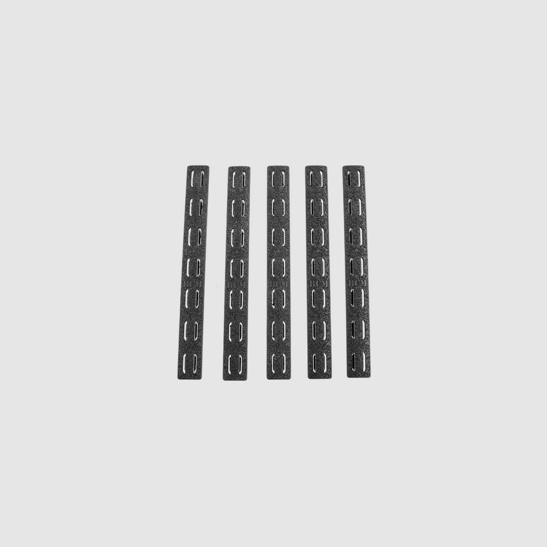 BRAVO COMPANY AR-15 BRAVO COMPANY RAIL PANEL KIT 5-PACK KEYMOD GUMA CZARNA 5,5″, zdjęcie 1 z 2