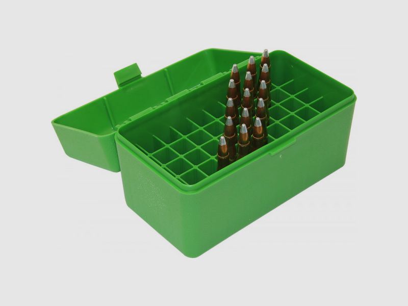 MTM MUNITIONSBOX CASE GUARD RL-50 - FÜR .270, 30-06SPR., 7x64, 8x57iS U.W. - 50 SCHUSS