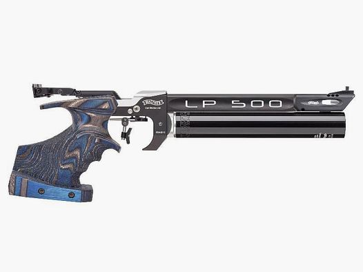 Walther LP500 Expert "Blue Angel" mit einer Alu-Kartusche