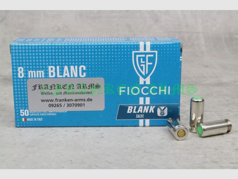 Fiocchi 8mm Cartouches à Blanc 50 Pièces