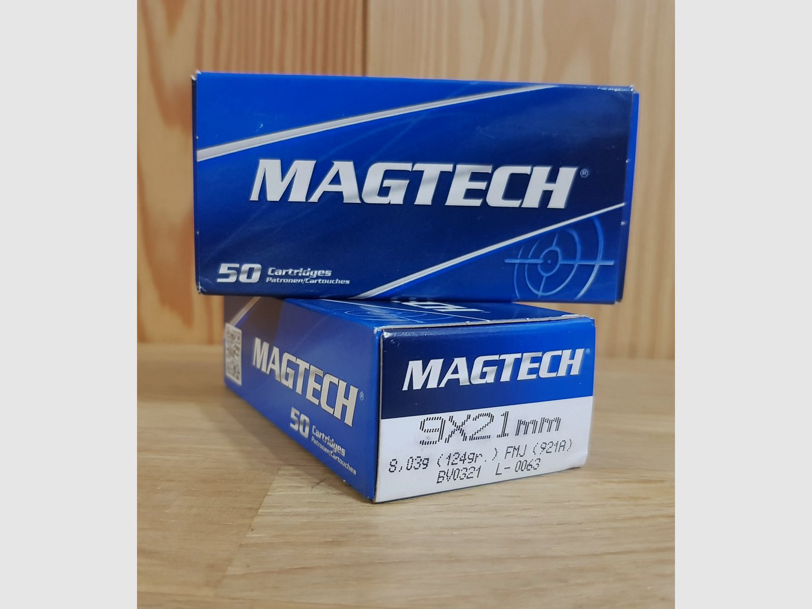 MAGTECH MUNITION FÜR PISTOLE Kal.9X21 FMJ
