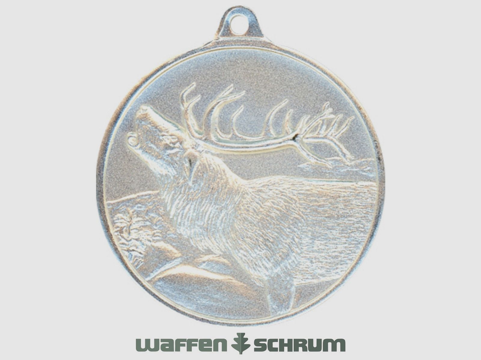 Steinhauer&Lück Jachtmedaille Rothirsch 40mm verzilverd