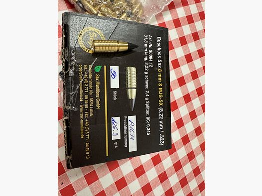 Offre Sax MJG SX en 8 mm 50 pièces