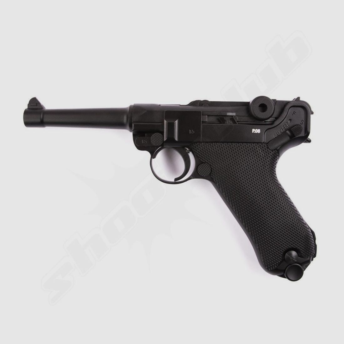 Legends P08 FM Blowback CO2 Pistole 4,5mm Stahlkugeln - Koffer-Set