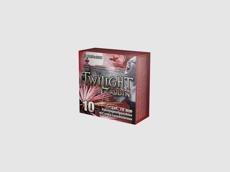 TWILIGHT RUBIN - 10 SCHUSS - 15 MM