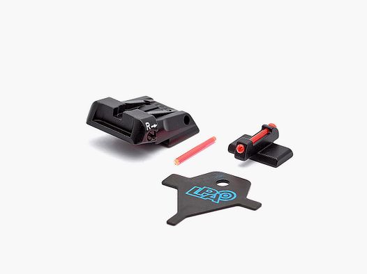 LPA SPS01HK6F Juego de mira de transporte para H&K P30/P45/SFP9 con frente de fibra óptica