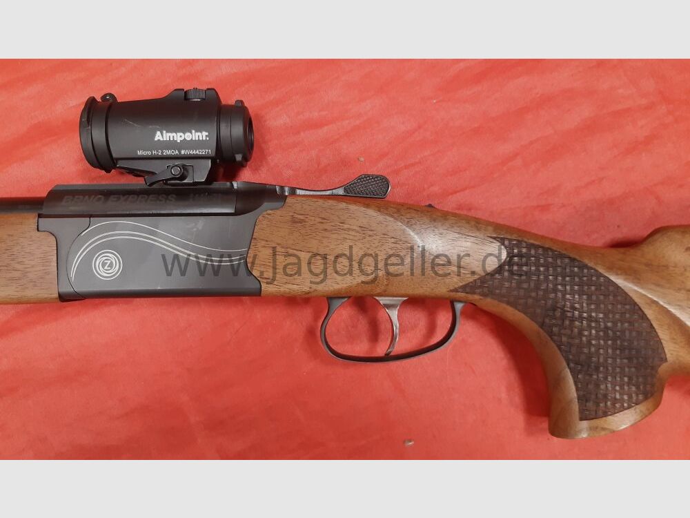 Brünner Express Bockdoppelbüchse 8x57IRS met Aimpoint Micro H-2 8x57JRS